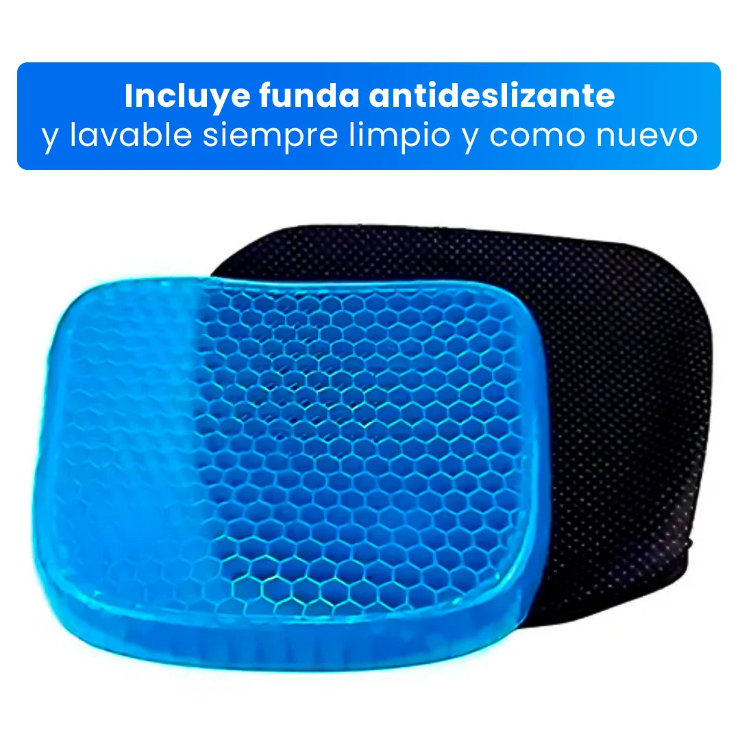 Cojín Ortopédico de Gel SitWell – Mejora la Postura y Garantiza Comodidad en la Oficina o el Coche