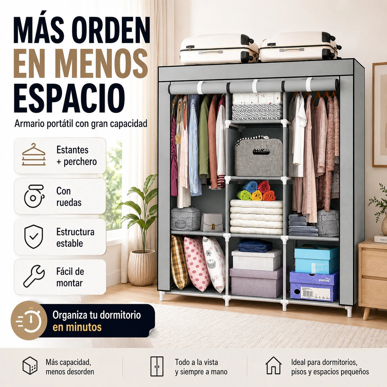 SmartCloset - Armario práctico, organizado y listo en minutos