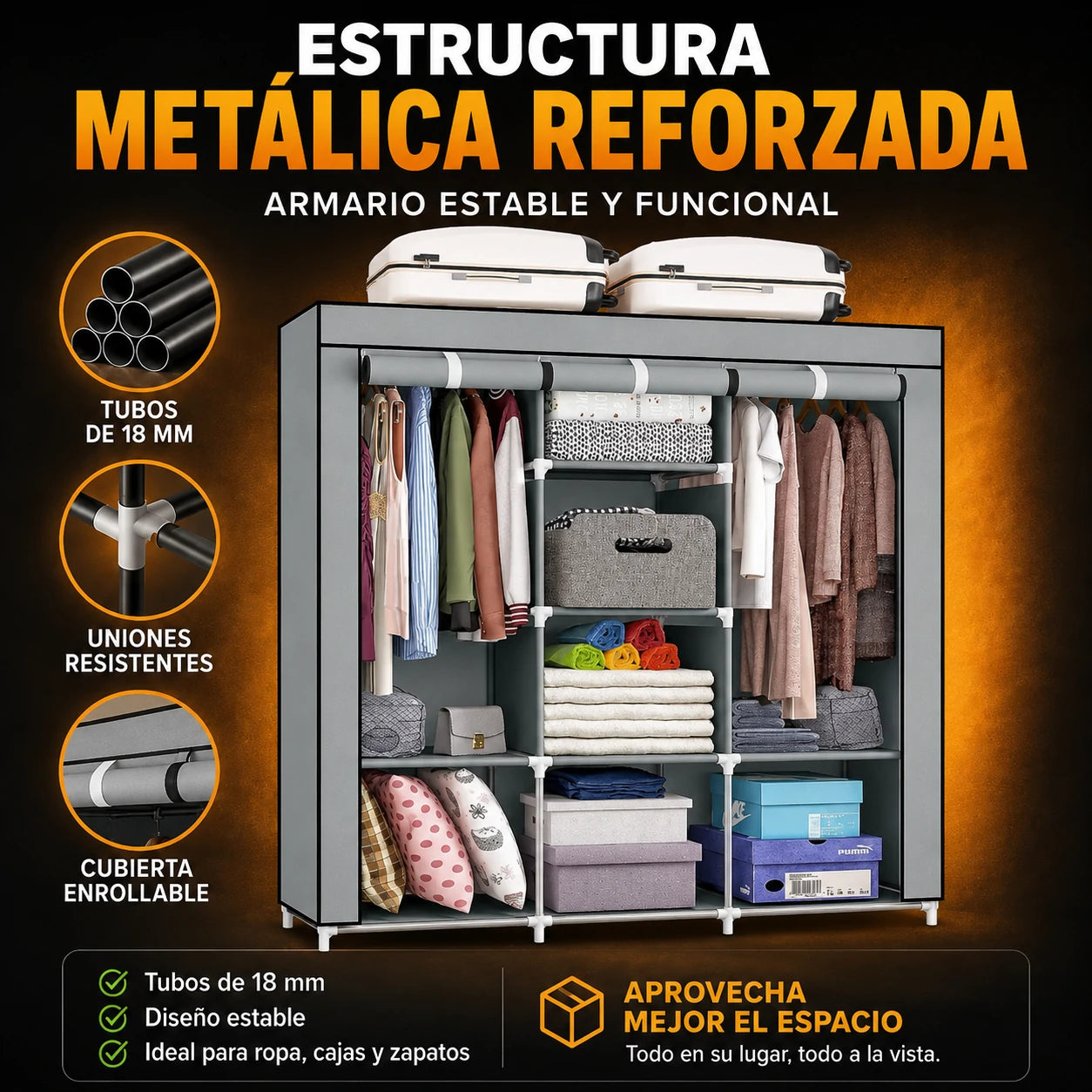 SmartCloset - Armario práctico, organizado y listo en minutos