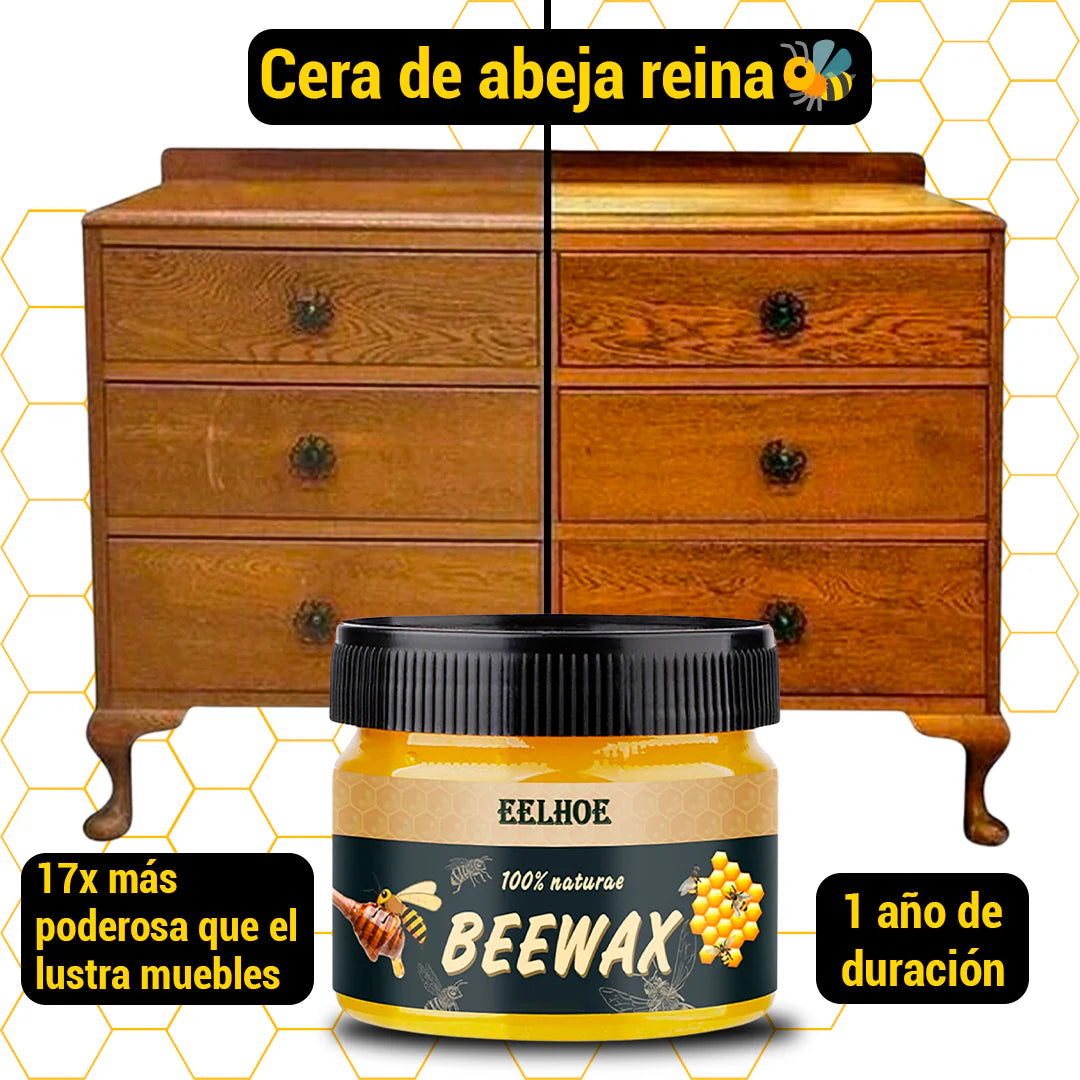 Cera de abeja reina para brillo y restauración de madera - Bee Repair