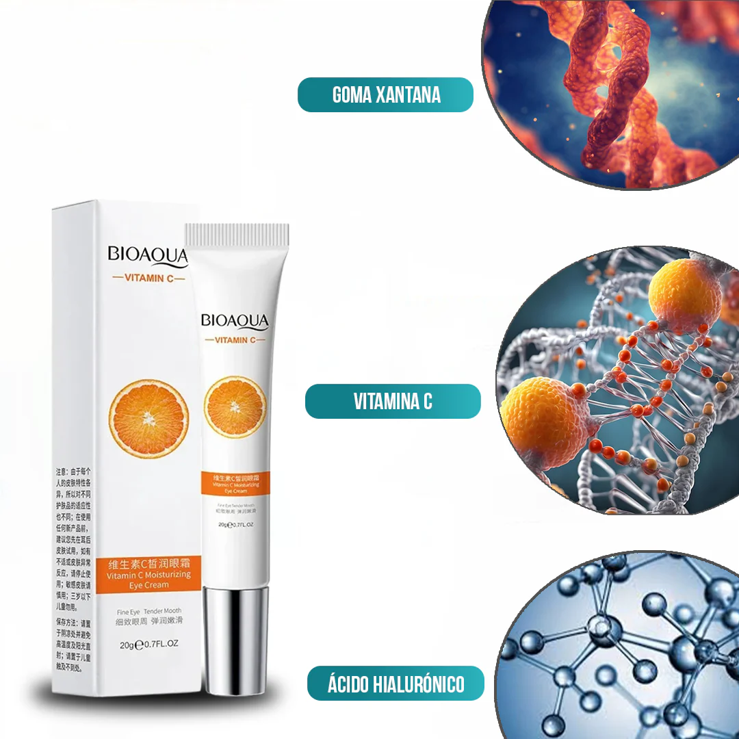 Crema Antiedad para Hombres - BioaquaMen [Acido Hialurônico + Vitamina C]