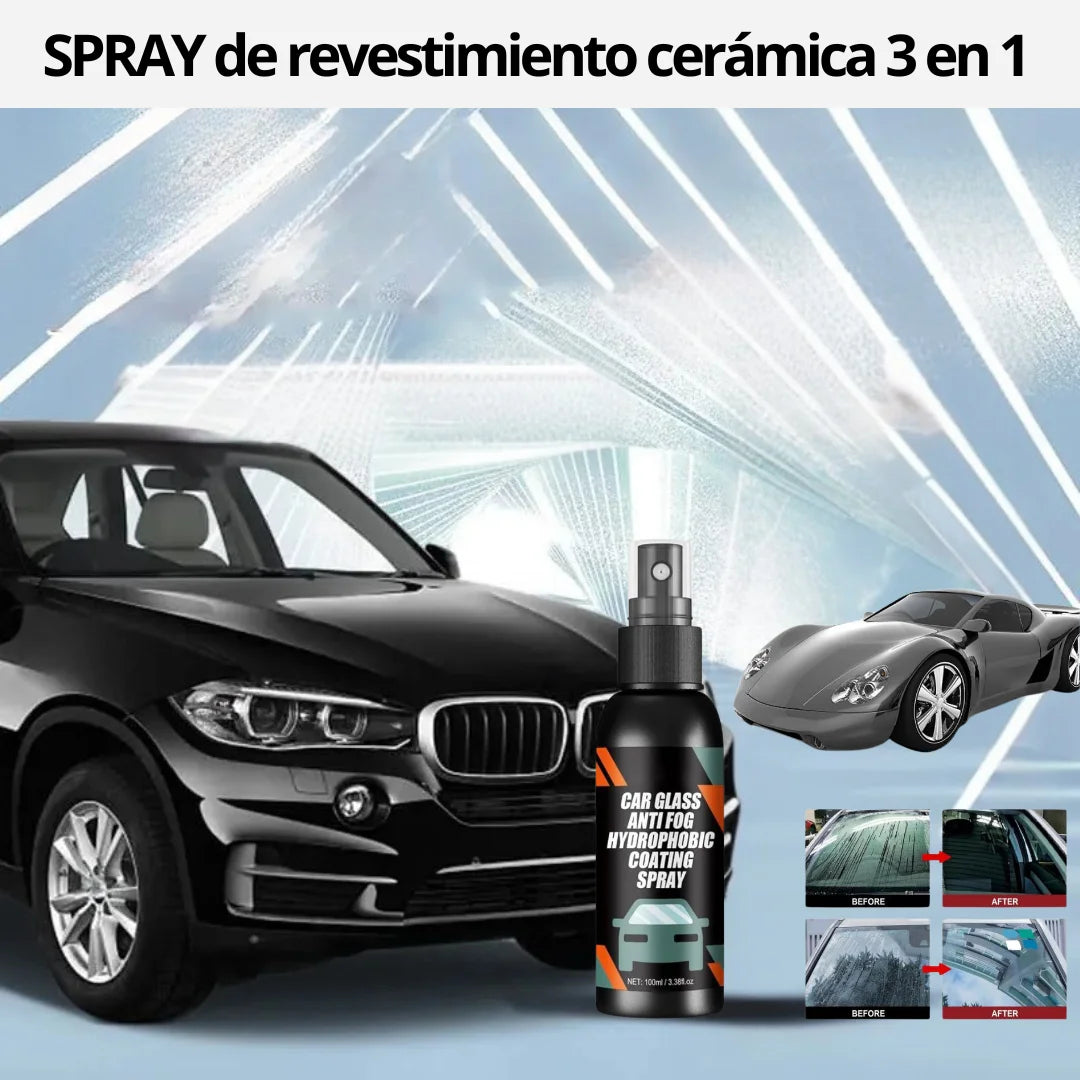 Cera en Spray Brilla Max  100ml - ¡Renueva el Brillo de tu Auto en Minutos! Protección y Practicidad para Superficies Automotrices