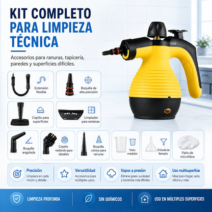 Mini Vaporizador CleanEase – Limpia Tapizados, Ropa y Azulejos sin Químicos