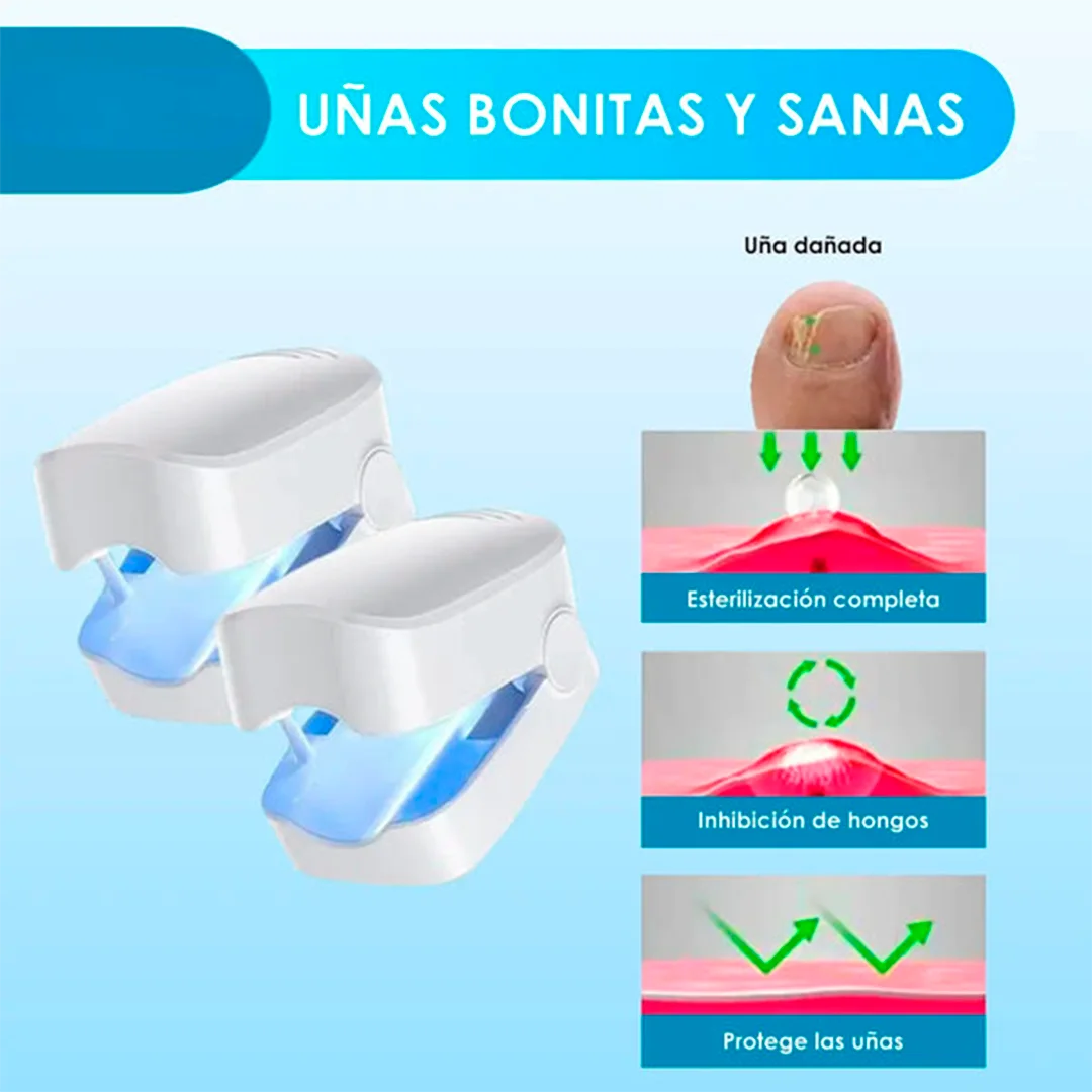 ¡Unas fuertes y libres de hongos en 7 minutos por ciclo! - CuraLáser