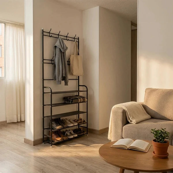 Compra 1 y Recibe 2 - Organizador Multifuncional de 5 Niveles para Ropa y Zapatos