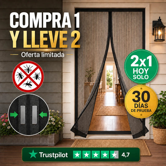 Compra 1 y Lleve 2 - Cortina Mosquitera EcoScreen