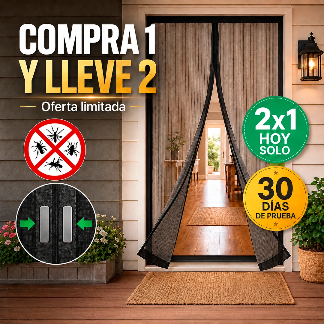 Compra 1 y Lleve 2 - Cortina Mosquitera EcoScreen