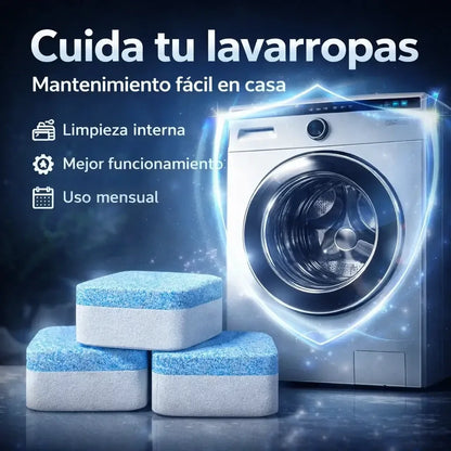 FreshWash Pack 24 Pastillas – Limpieza Profunda para tu Lavadora Sin Esfuerzo