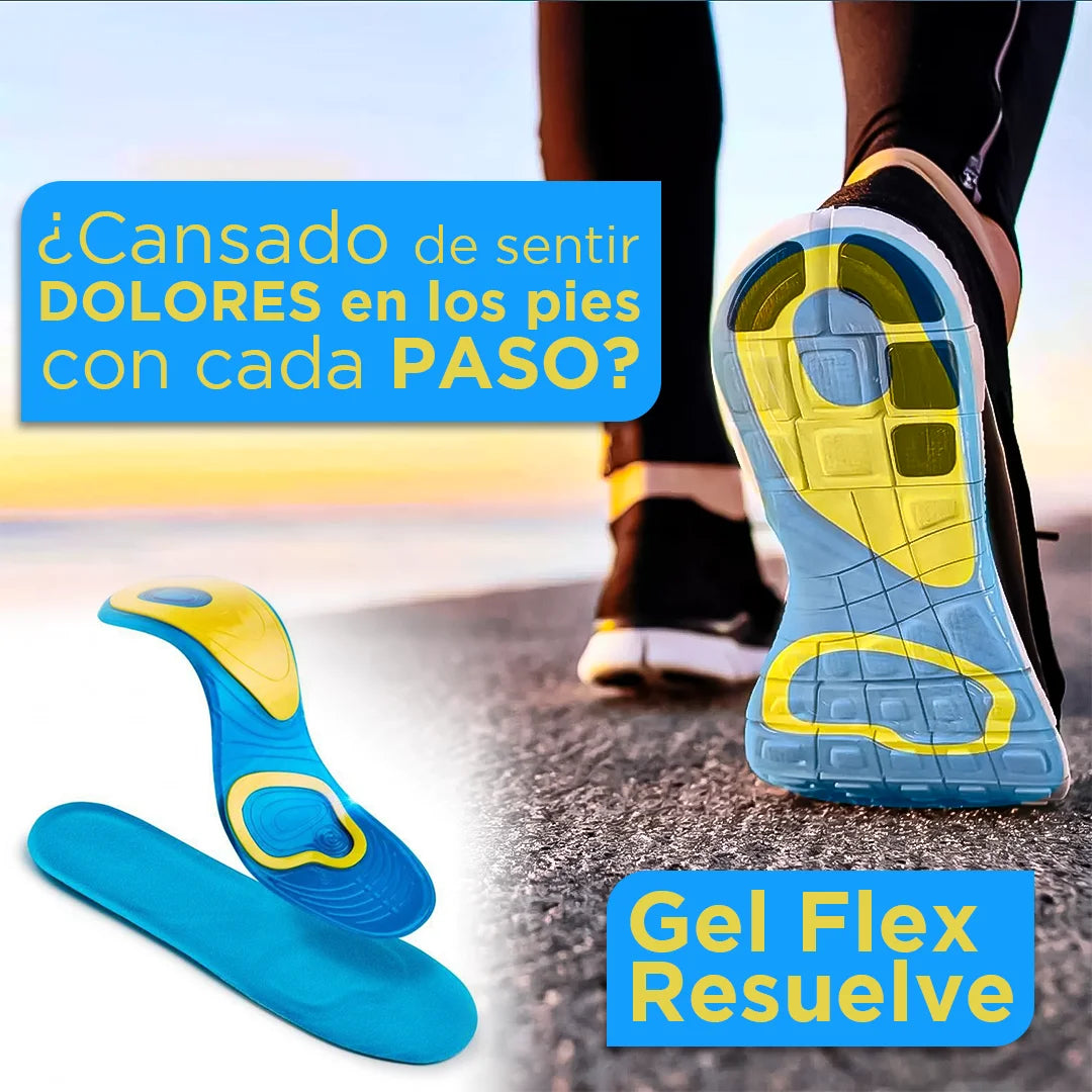 Palmillas Gel Flex con Tecnología Gel Active – ¡Alivio Inmediato para Dolores en los Pies y Confort Todo el Día [Unisex]