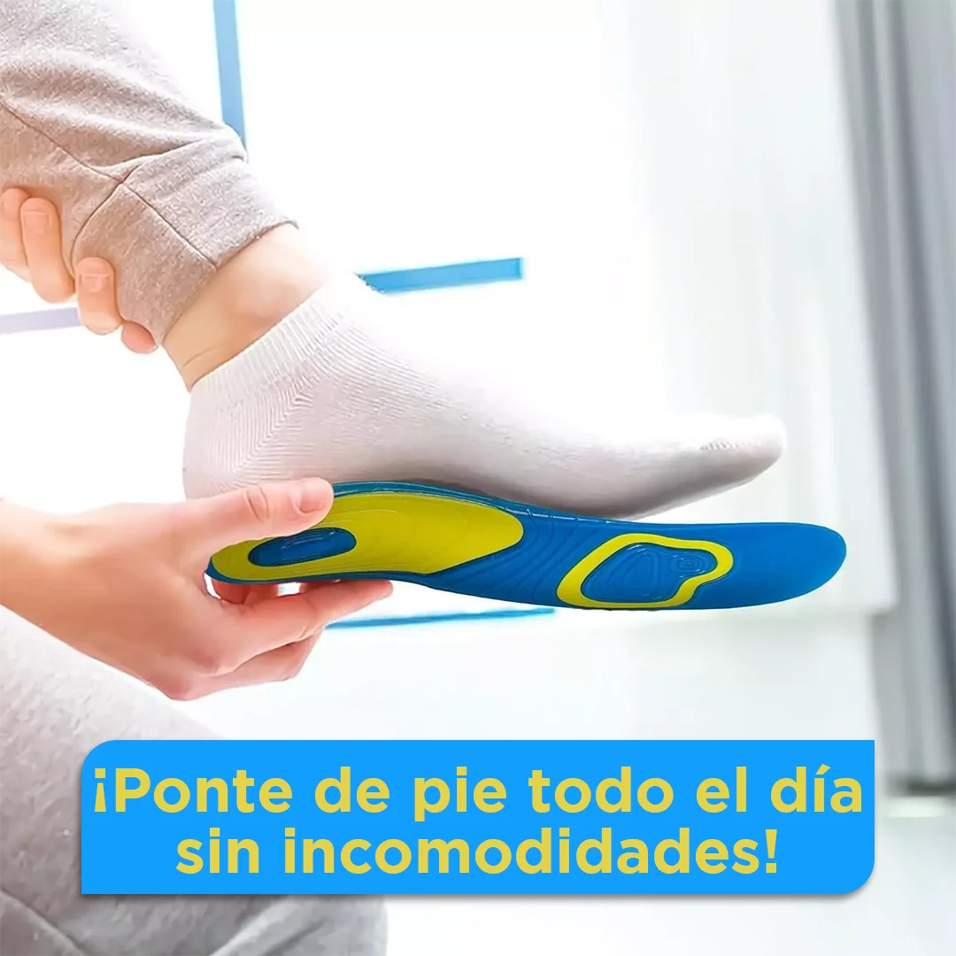 Palmillas Gel Flex con Tecnología Gel Active – ¡Alivio Inmediato para Dolores en los Pies y Confort Todo el Día [Unisex]