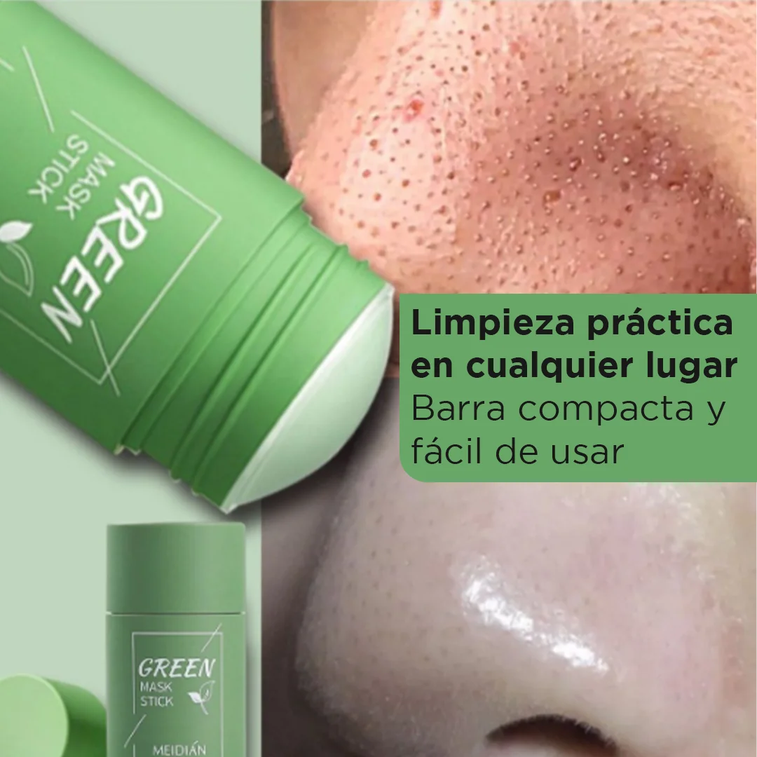 Máscara Green Skin con Té Verde – Limpieza Profunda y Practicidad