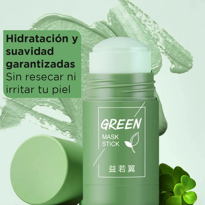 Máscara Green Skin con Té Verde – Limpieza Profunda y Practicidad