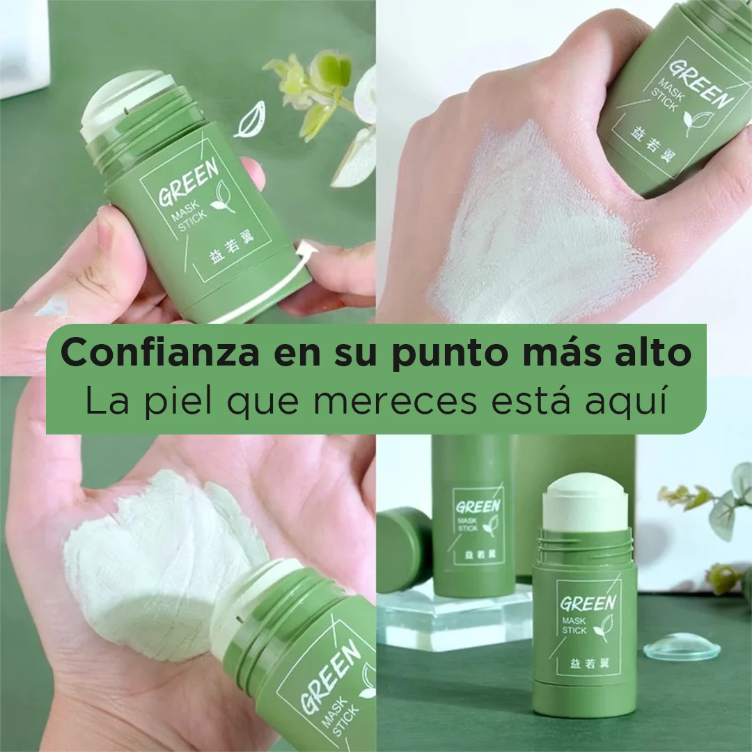 Máscara Green Skin con Té Verde – Limpieza Profunda y Practicidad