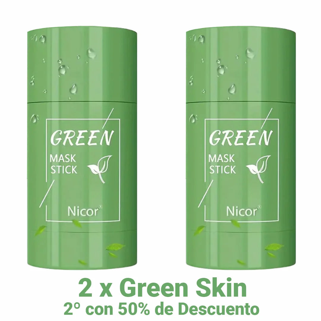 Máscara Green Skin con Té Verde – Limpieza Profunda y Practicidad