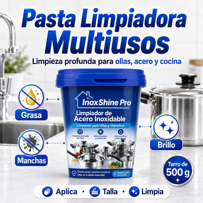 Limpiador para Ollas de Acero Inoxidable InoxShine PRO, ¡Promoción 2x1!