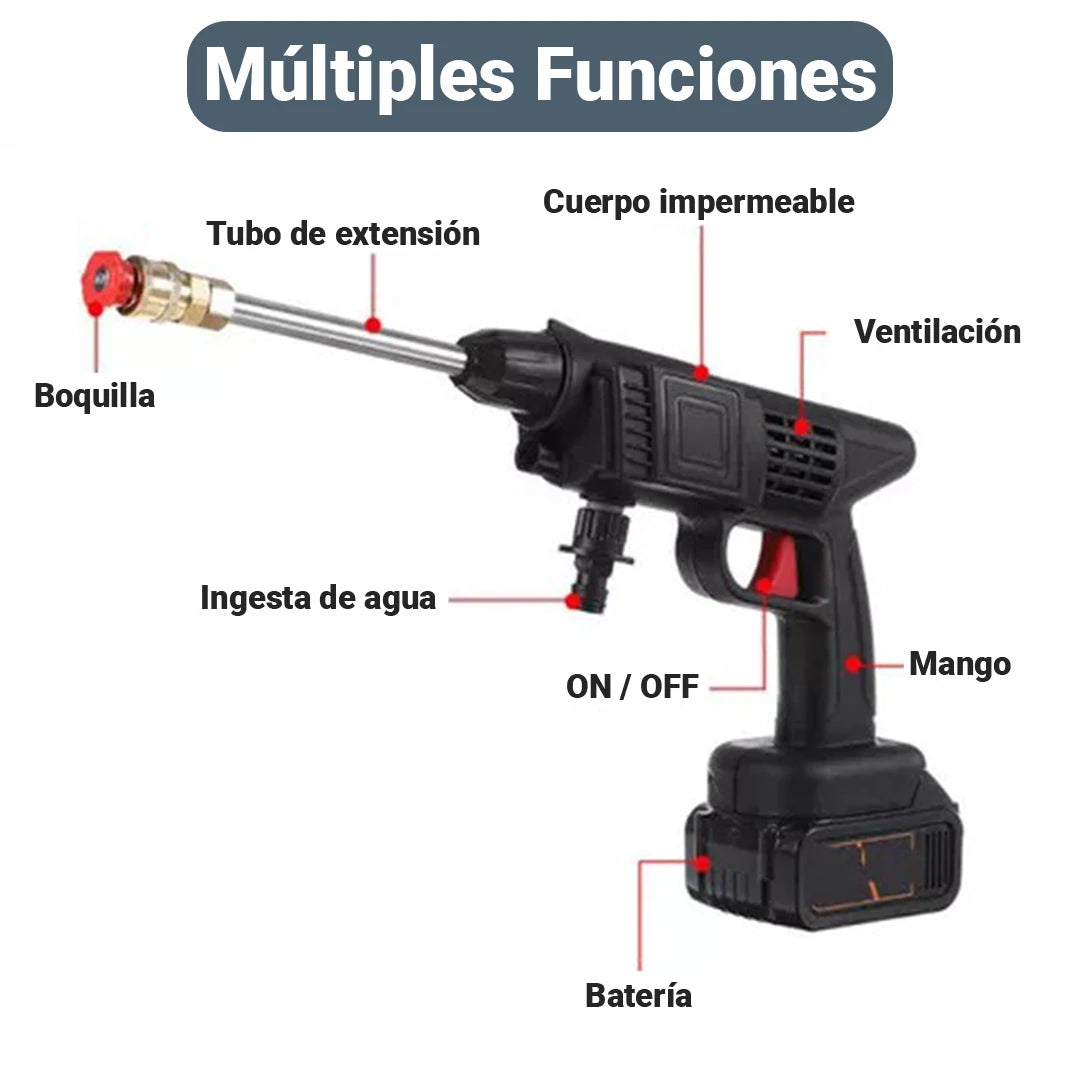 Lavadora a Presión Portátil Combo Completo [+ Maleta] - HidroJet