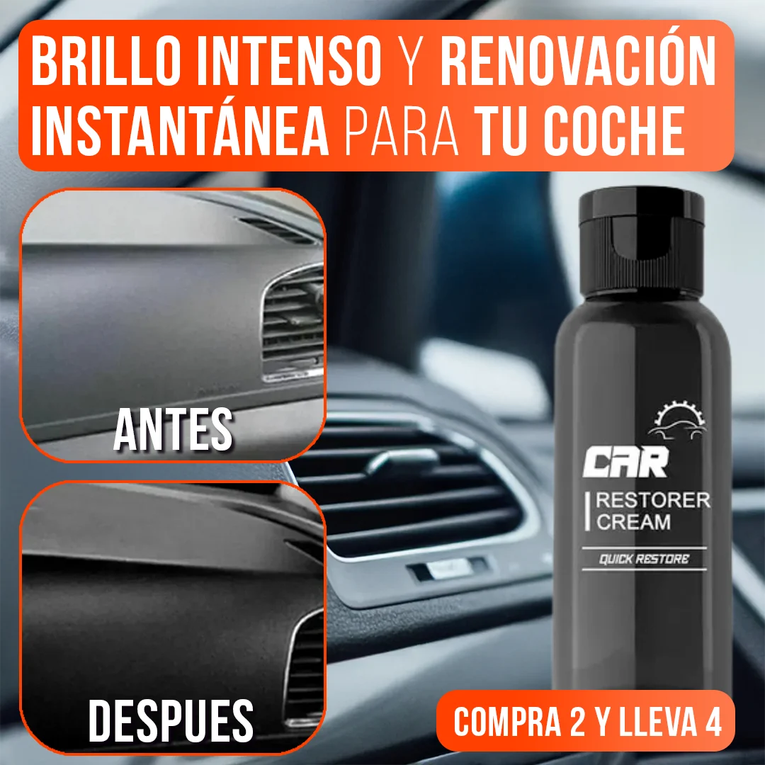 Renovador de Plásticos y Neumáticos 120ml - LustraPro | Brillo Instantáneo, Protección UV y Aplicación Rápida