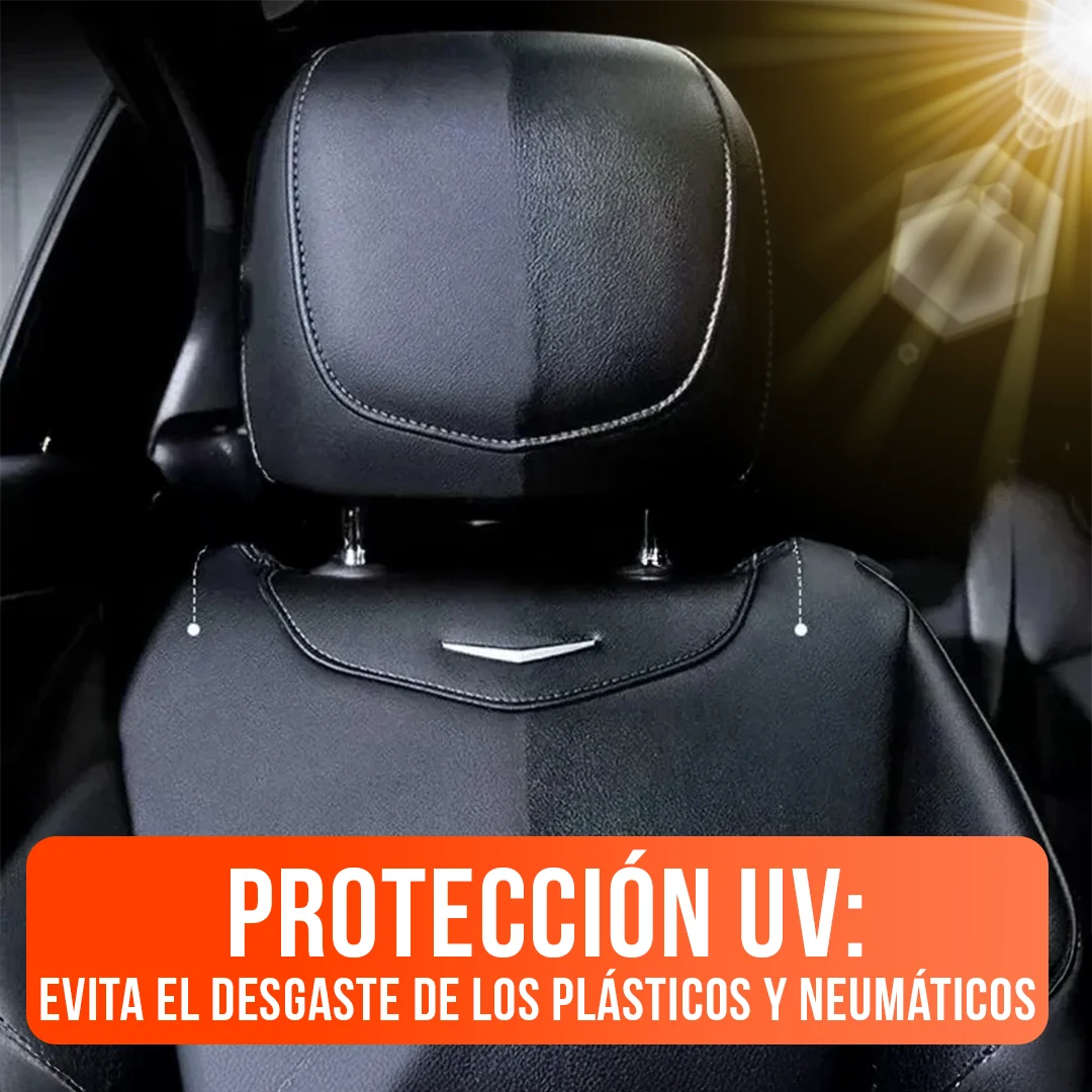 Renovador de Plásticos y Neumáticos 120ml - LustraPro | Brillo Instantáneo, Protección UV y Aplicación Rápida