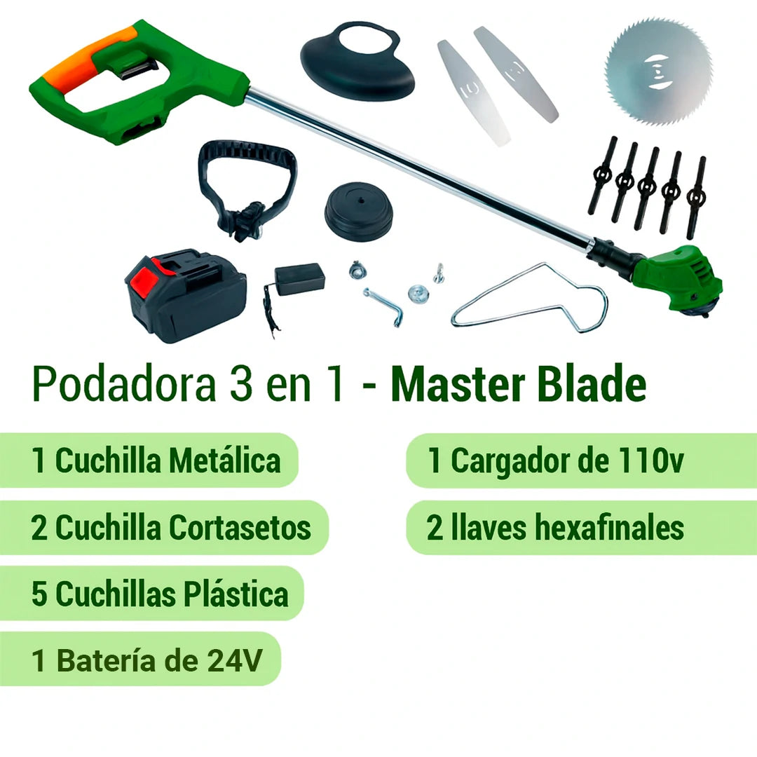 Combo Premium Guadañadora Podadora MasterBlade