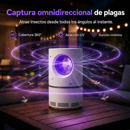 Trampa UV Silenciosa para Mosquitos, Segura para Niños y Mascotas, Mosquito Guard