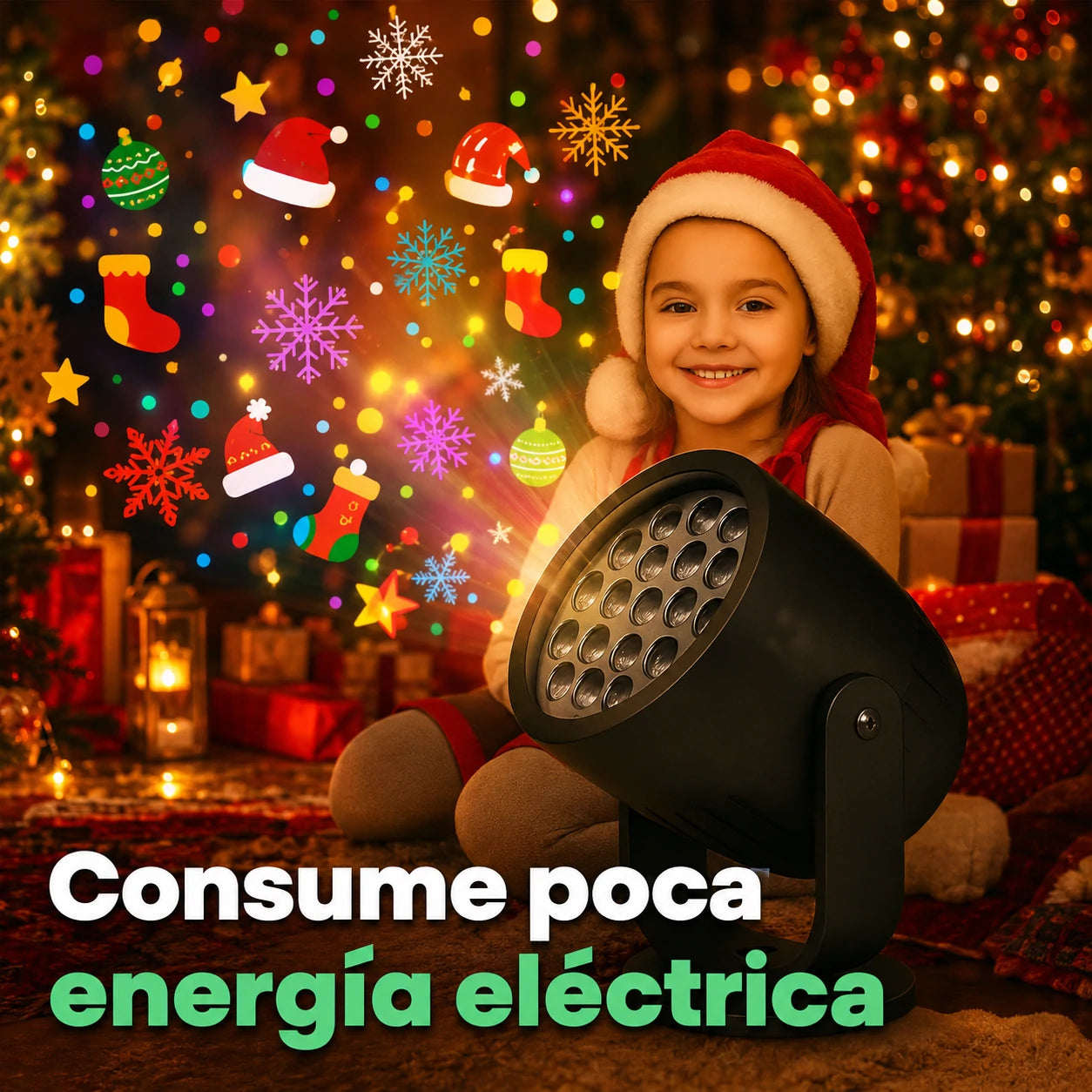 Proyector de Figuras Navideñas - FestiBeam