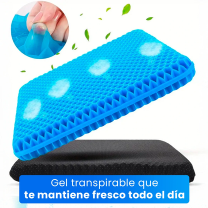 SitWell Cojín Ortopédico de Gel Transpirable – Alivio y Corrección Postural