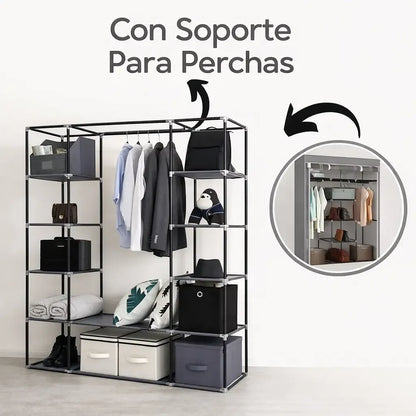 SmartCloset Armario Plegable Multiuso + RoboSpark Robot Aspirador de Regalo