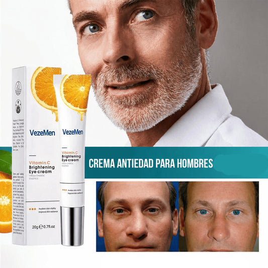 Crema Antiedad para Hombres - VezeMen [Vitamina C, Ácido Hialurónico + Niacinamida]
