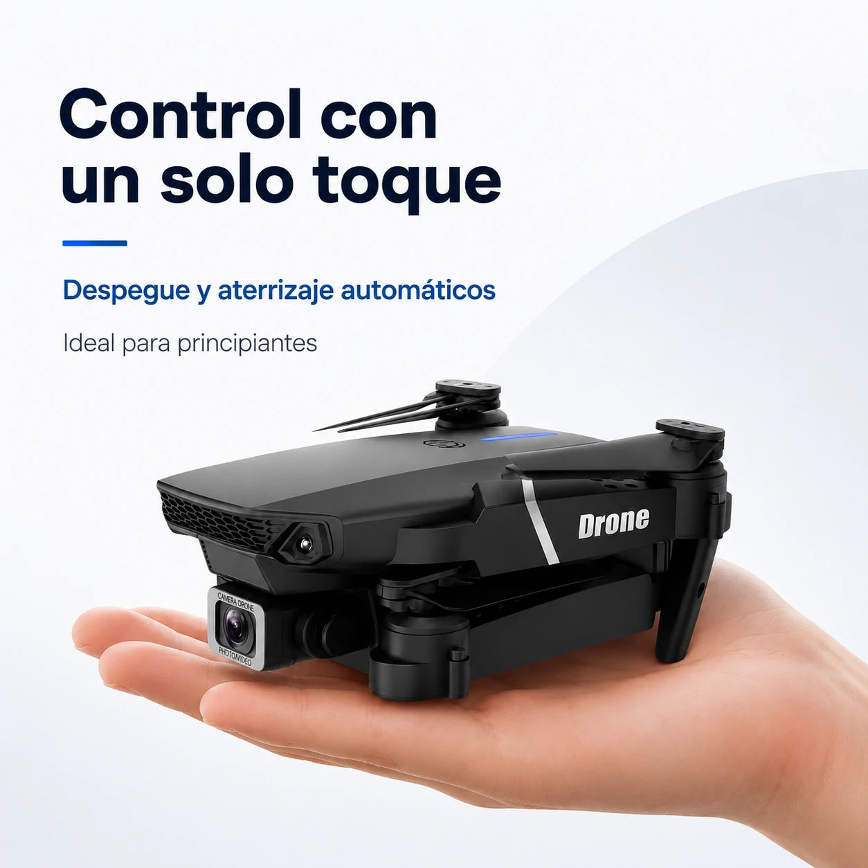 Drone VisionFly 4K con Cámara Dual + Zoom 50x + Maletín | Lleva Audífonos con Cancelación de Ruido