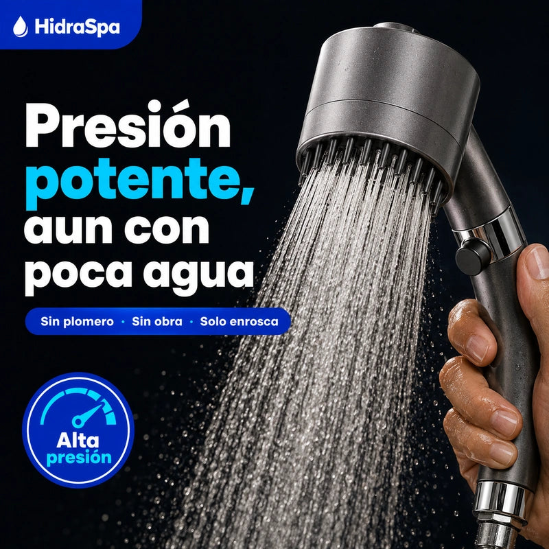 Ducha relajante con 10 modos de chorro - HidraSpa