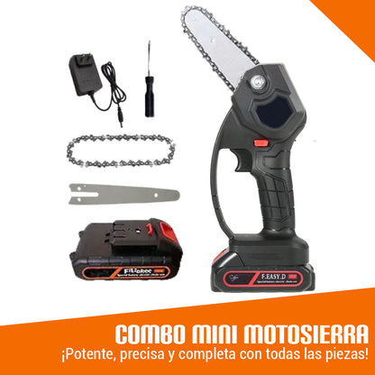 Mini motosierra eléctrica podadora 48W - MiniCortaMax [Incluye batería]